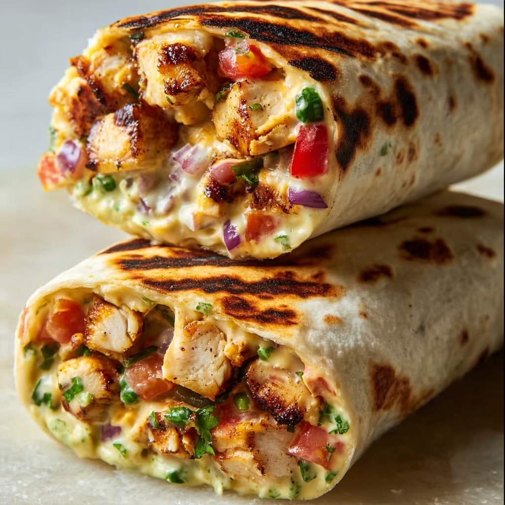 Chipotle Ranch Grilled Chicken Burrito Recipe - Recipe Image