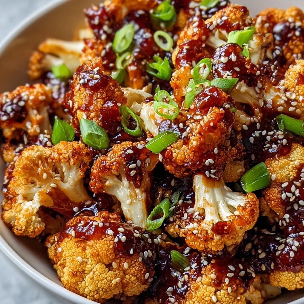 Sweet and Spicy Baked Cauliflower Recipe - Recipe Image
