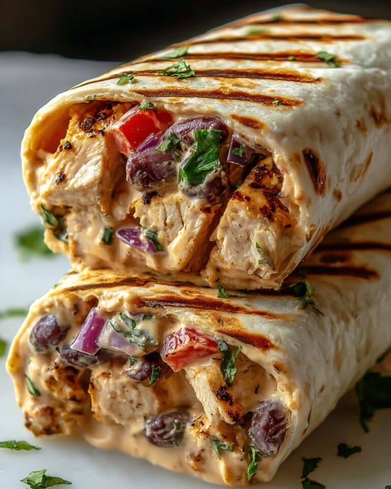 Chipotle Ranch Grilled Chicken Burrito Recipe