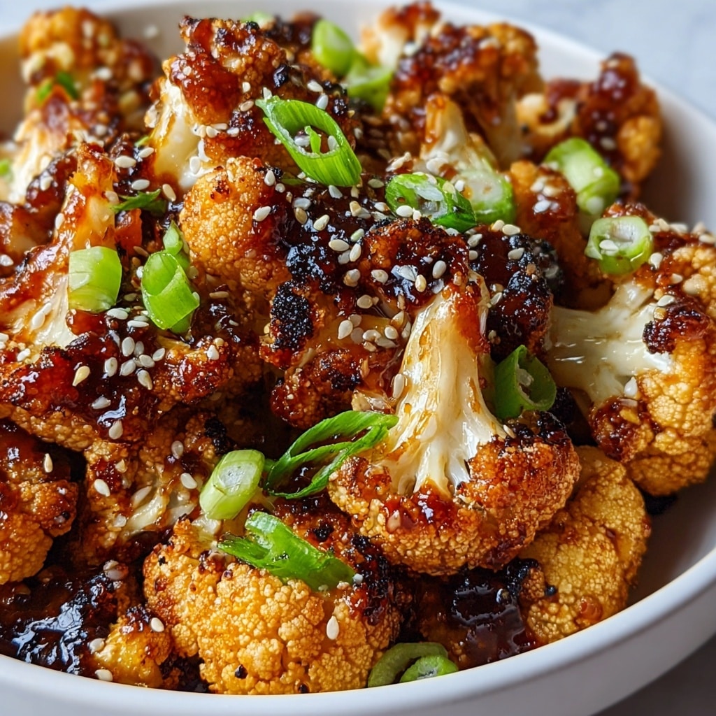 Sweet and Spicy Baked Cauliflower Recipe - Recipe Image