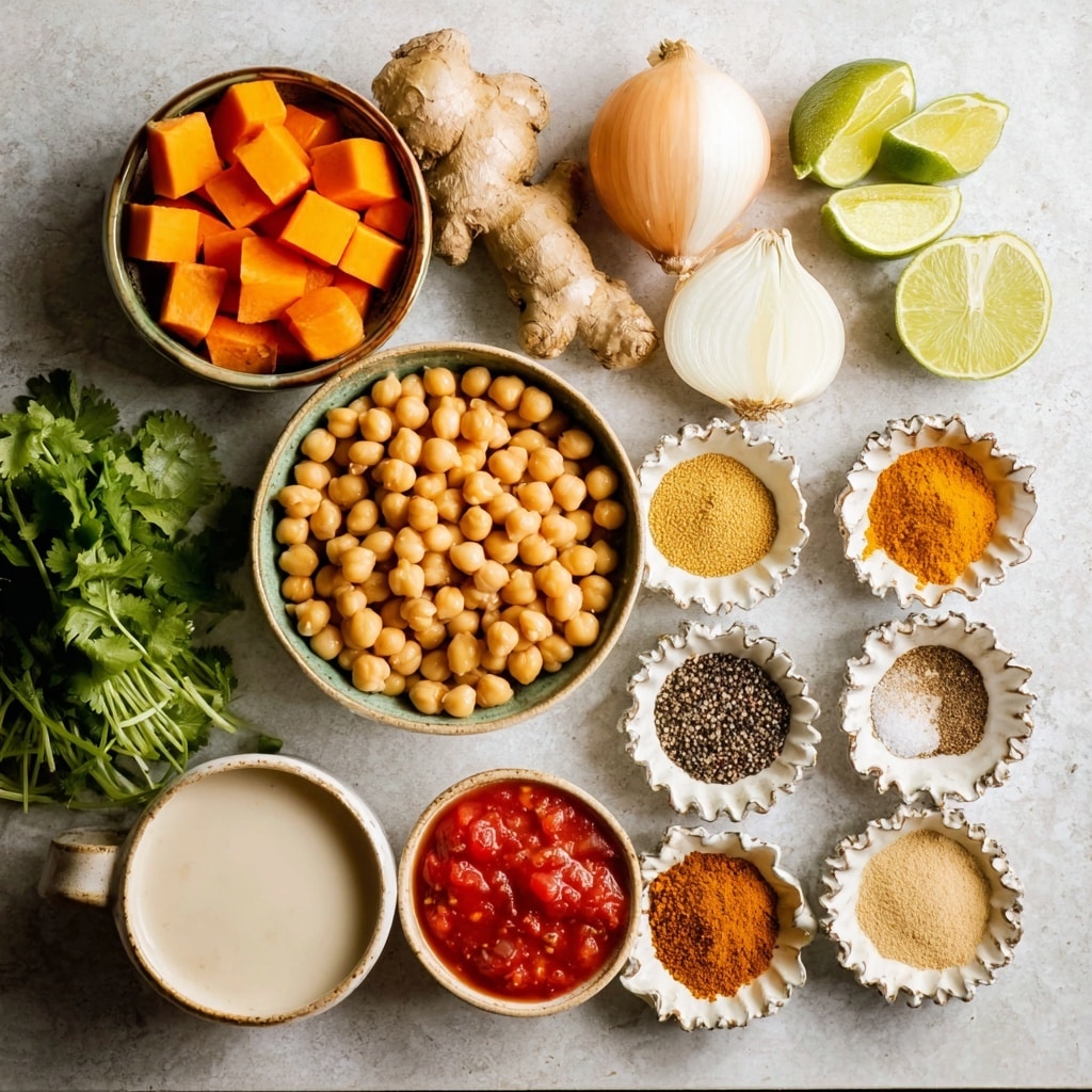 Sweet Potato and Chickpea Curry Recipe - Recipe Image