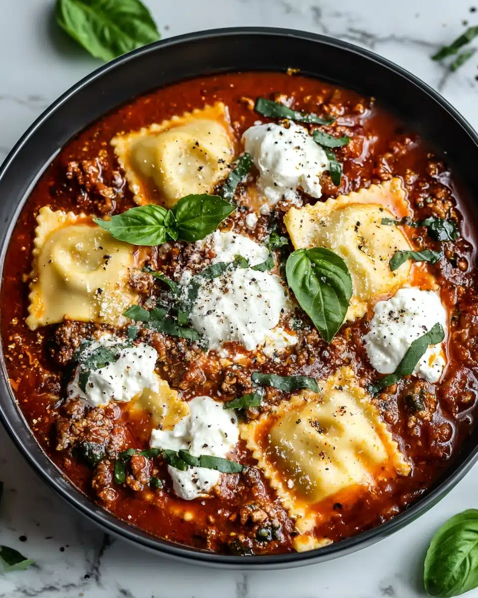 Easy Crock pot Lasagna Soup Recipe 5 Easy Crock pot Lasagna Soup Recipe - Recipe Image