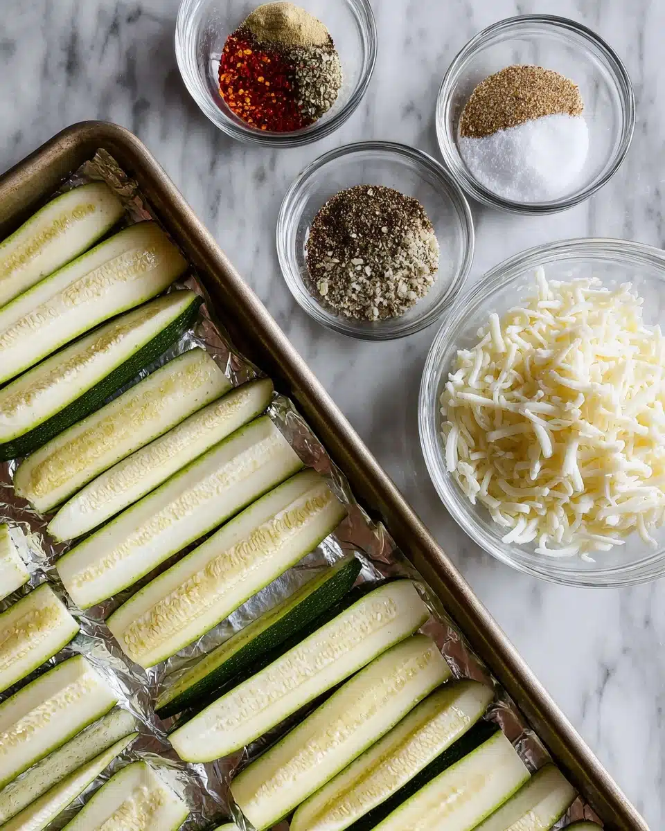 Parmesan Baked Zucchini Recipe 4 Parmesan Baked Zucchini Recipe - Recipe Image