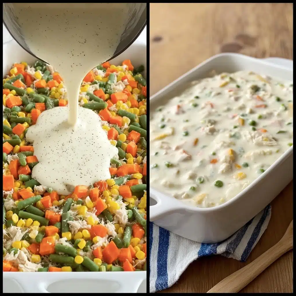 Easy Chicken Cobbler Dinner Casserole Recipe 4 Easy Chicken Cobbler Dinner Casserole Recipe - Recipe Image