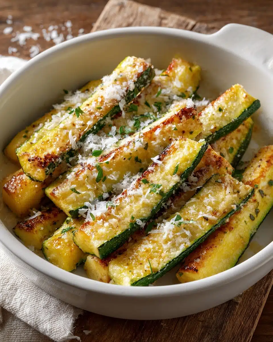 Parmesan Baked Zucchini Recipe 5 Parmesan Baked Zucchini Recipe - Recipe Image