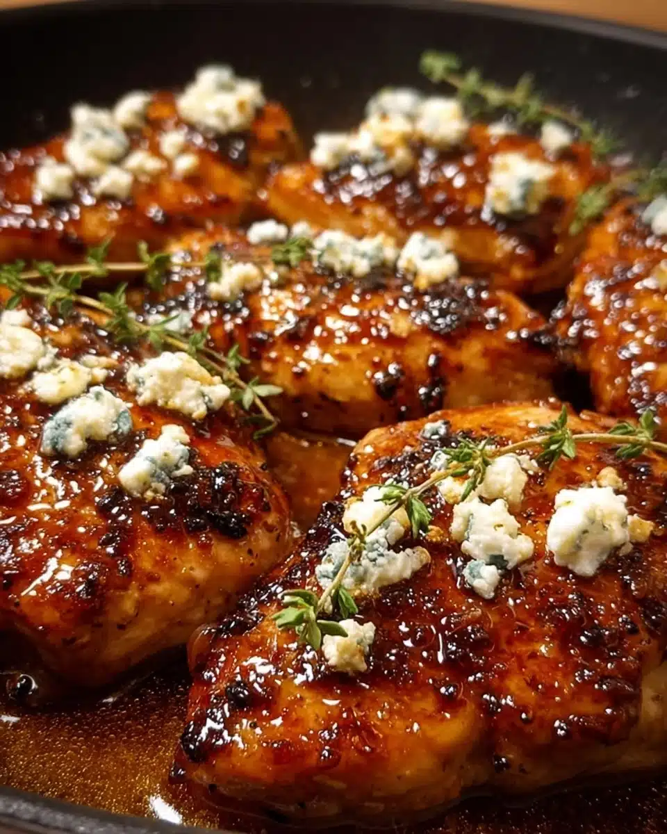 Hot Honey Infused Feta Chicken Recipe - Recipe Image