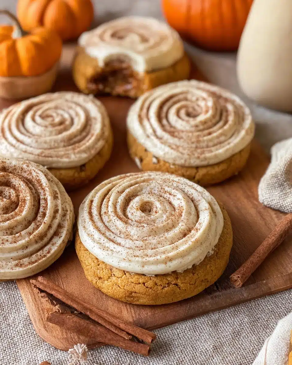 Soft Pumpkin Cookies with Cinnamon Frosting Recipe 5 Soft Pumpkin Cookies with Cinnamon Frosting Recipe - Recipe Image