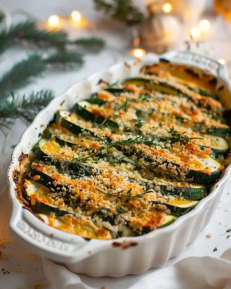Parmesan Baked Zucchini Recipe