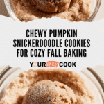 Chewy Pumpkin Snickerdoodle Cookies Recipe