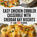 Easy Chicken Cobbler Dinner Casserole Recipe