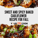 Sweet and Spicy Baked Cauliflower Recipe