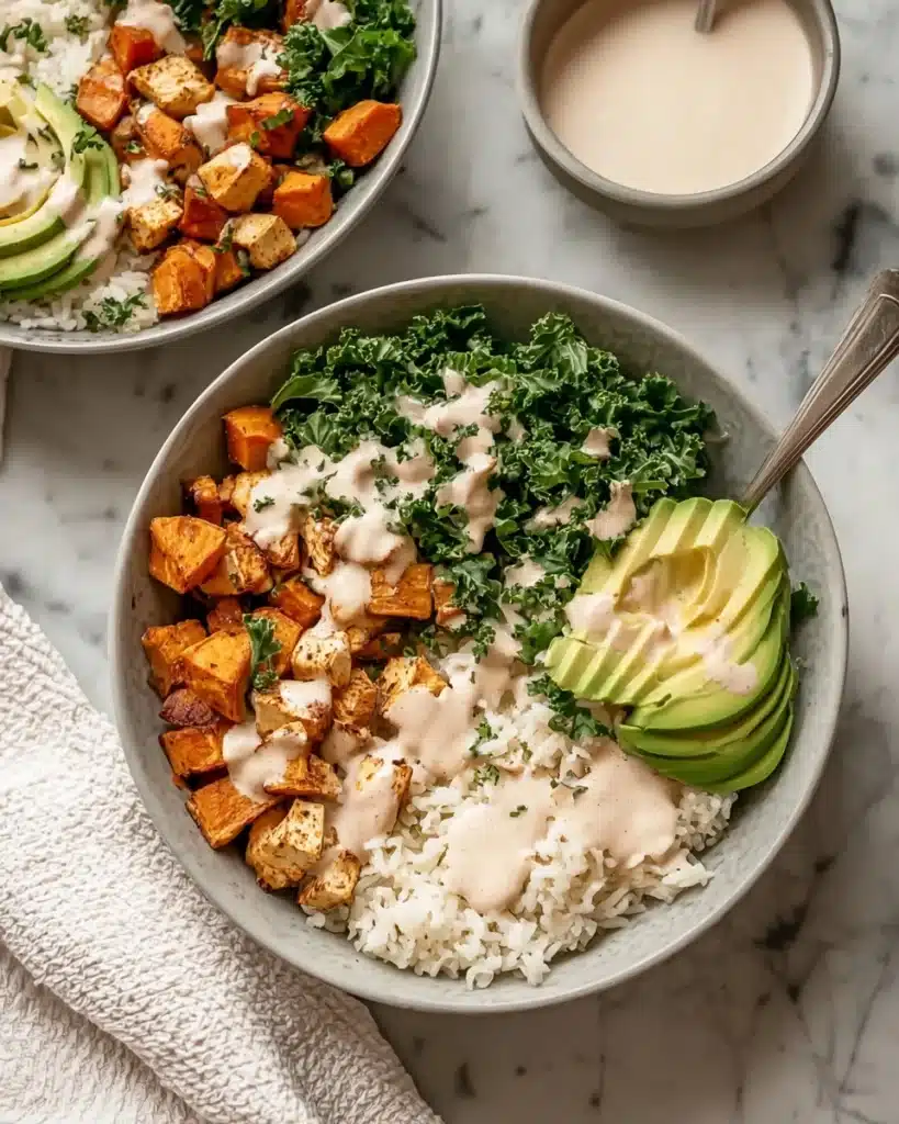 Healthy Chicken & Sweet Potato Rice Bowl Recipe