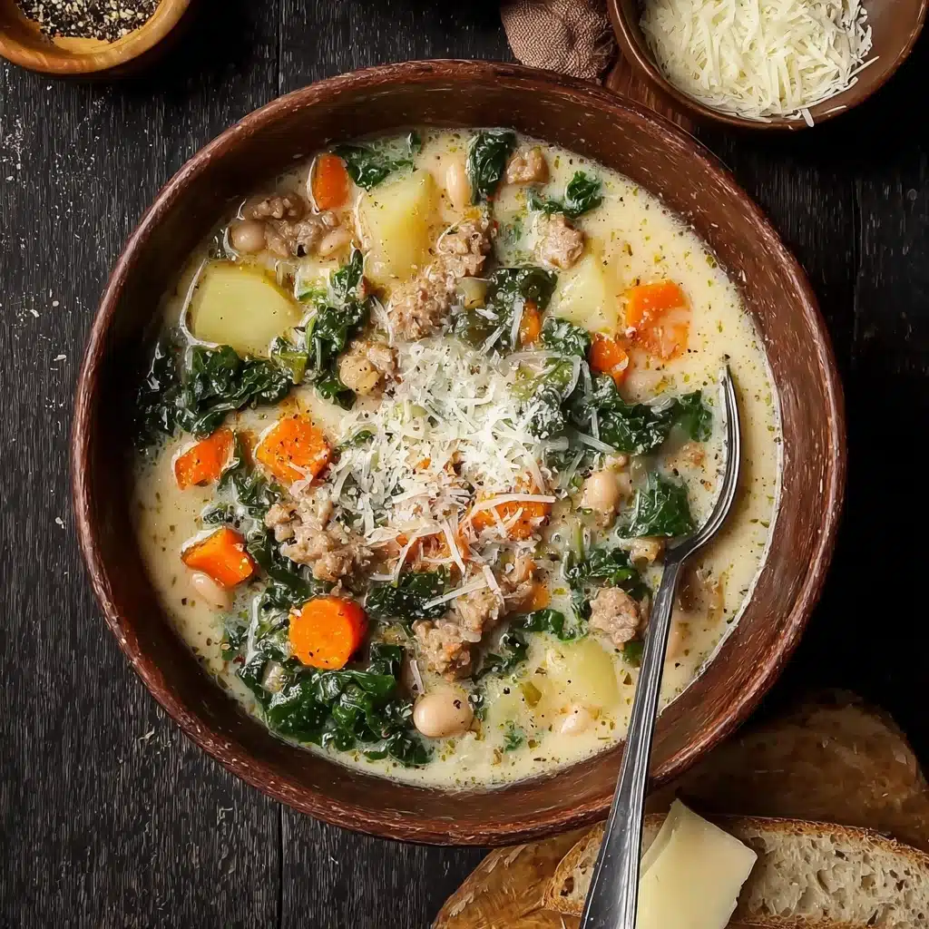 Italian Sausage and White Bean Soup Recipe - Recipe Image