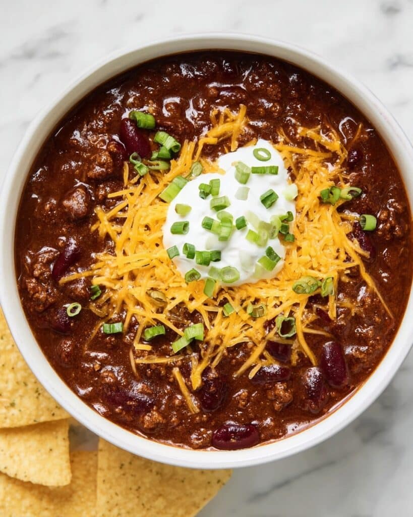 Stovetop Chili with Ground Beef – Easy 30 Minute Meal! Recipe