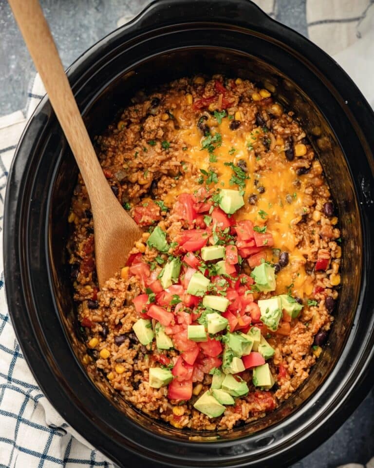 Slow Cooker Taco Casserole Recipe
