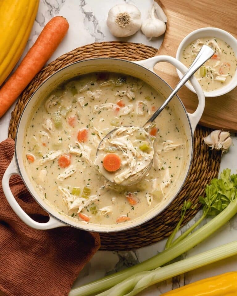 Gluten-Free Chicken Noodle Soup with Cottage Cheese Recipe