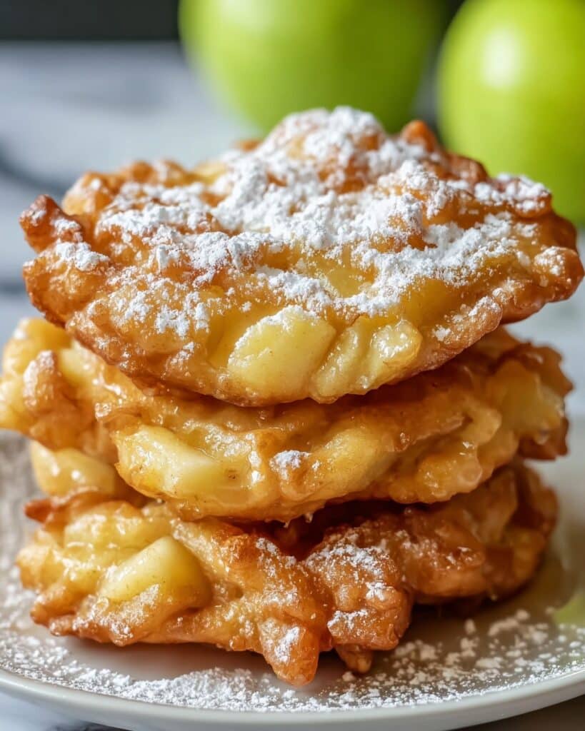 Cinnamon Apple Fritters in the Air Fryer Recipe