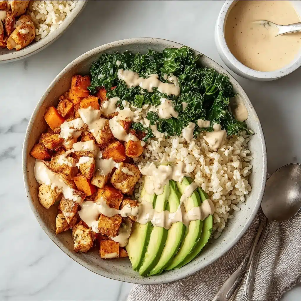 Healthy Chicken & Sweet Potato Rice Bowl Recipe 5 Healthy Chicken & Sweet Potato Rice Bowl Recipe - Recipe Image