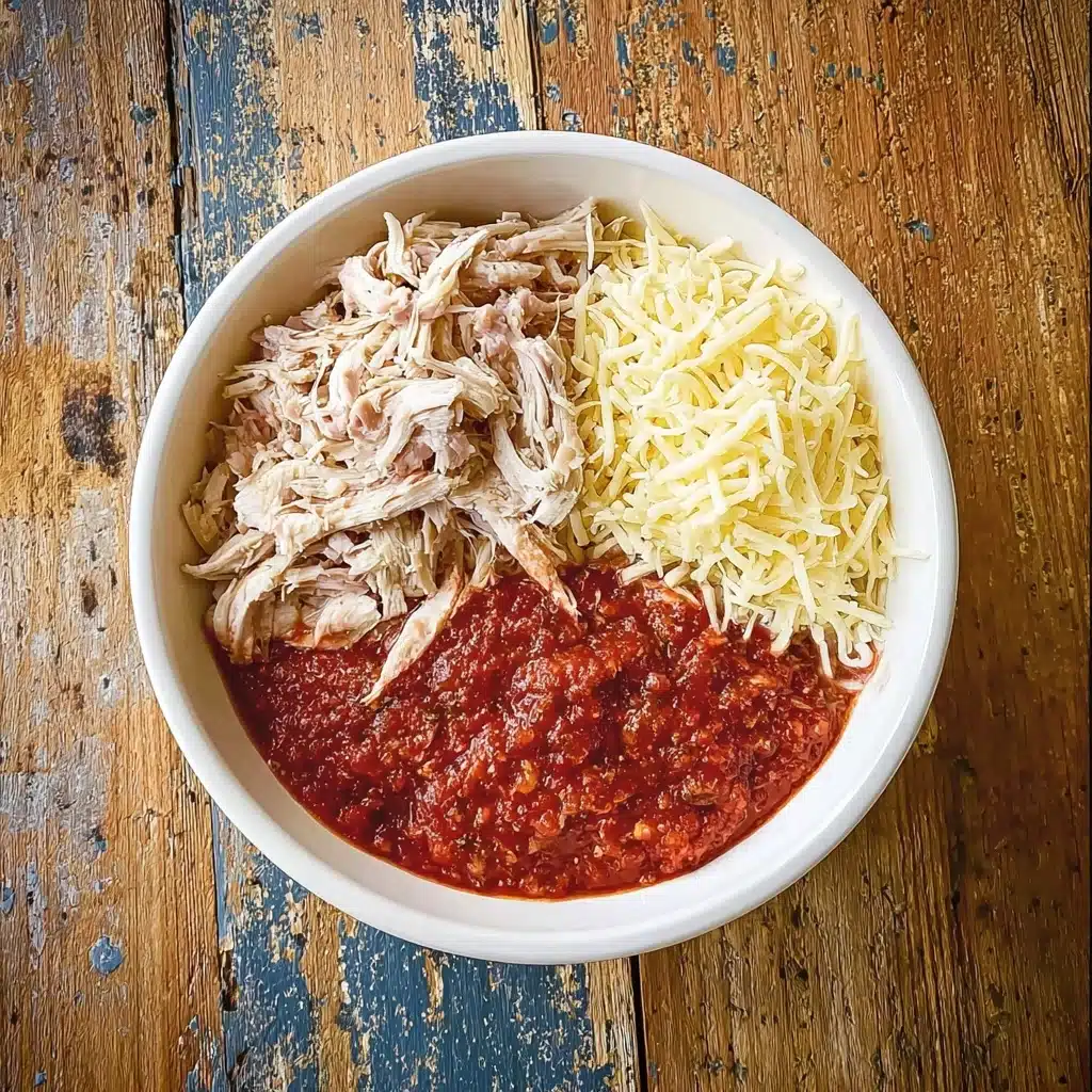 Garlic Parmesan Chicken and Pasta 4 Hobo Casserole Recipe - Recipe Image