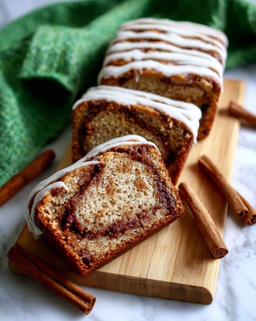 Cinnamon Swirled Banana Bread Recipe
