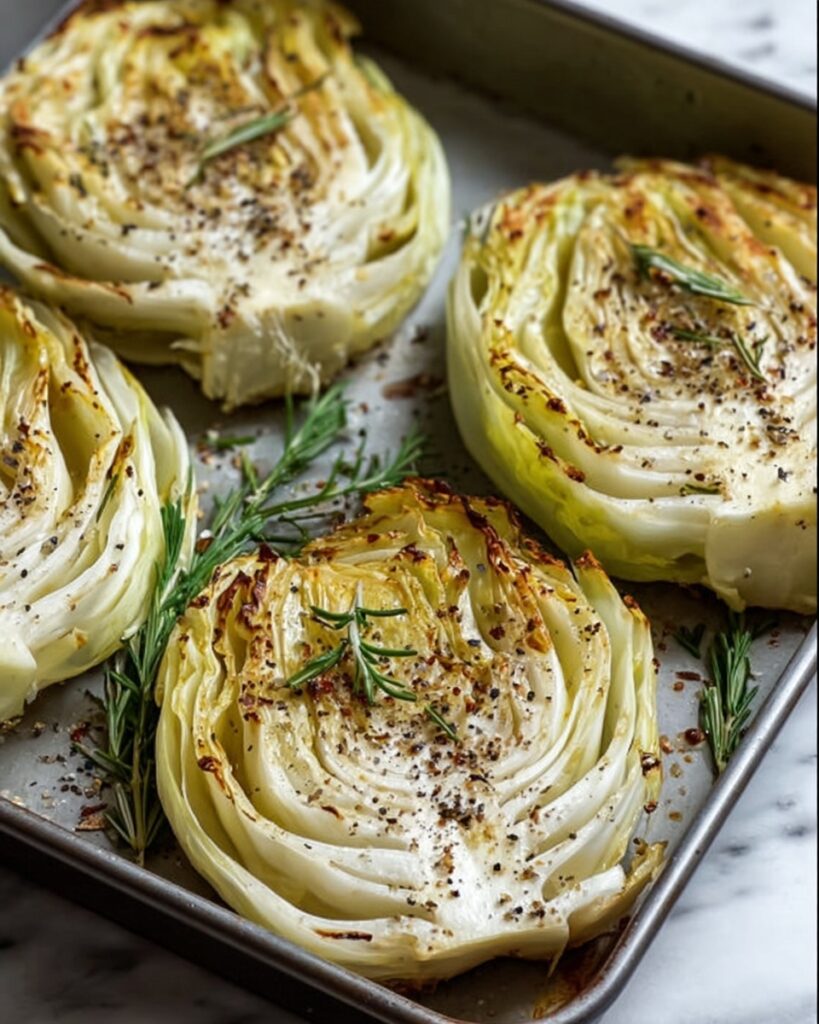 Roasted Cabbage Steaks Recipe