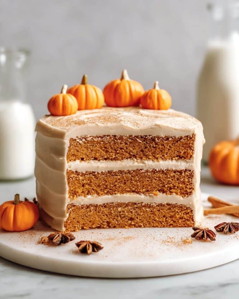 Pumpkin Cake with Cinnamon Cream Cheese Frosting Recipe