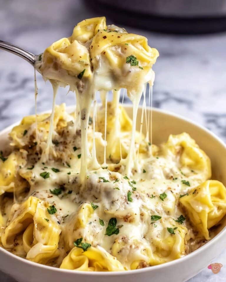 Crock Pot Cheesesteak Tortellini Bliss Recipe