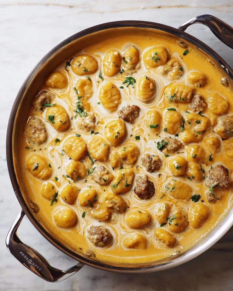 Gnocchi with Sausage, Thyme, and Sage Recipe