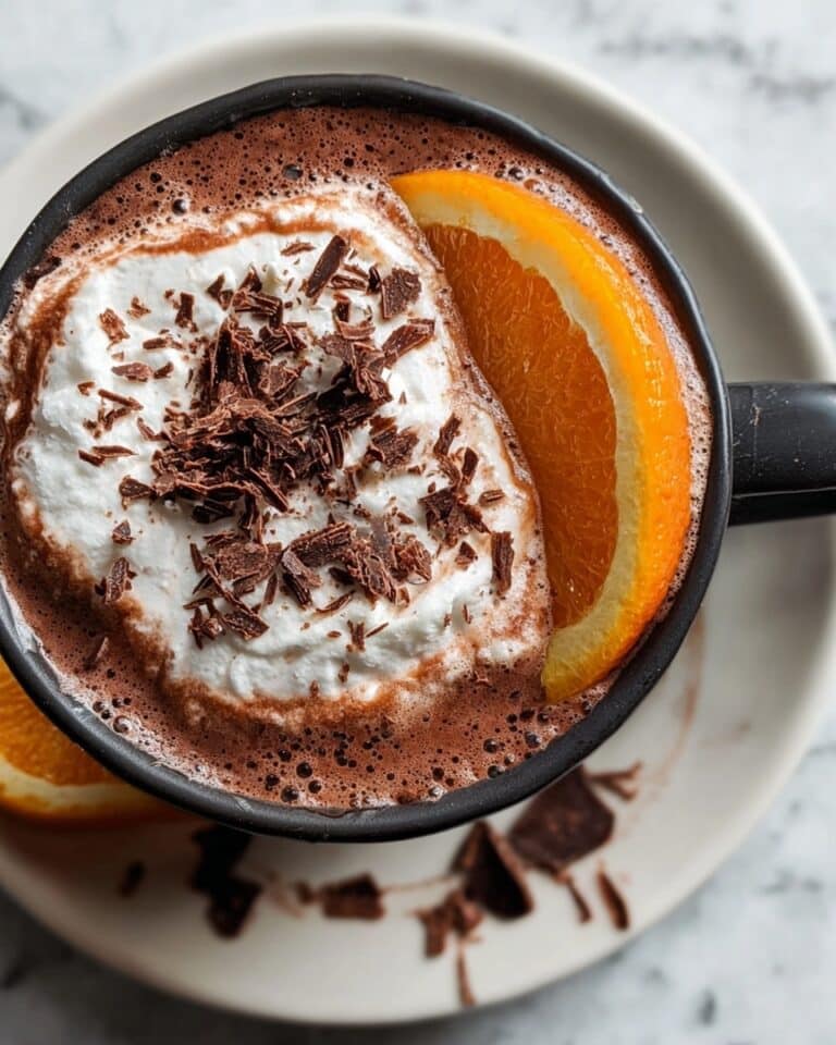 Orange-Infused Dark Chocolate Hot Chocolate Recipe