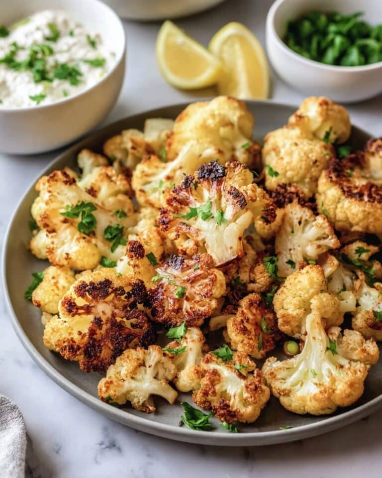 Parmesan Roasted Cauliflower Recipe