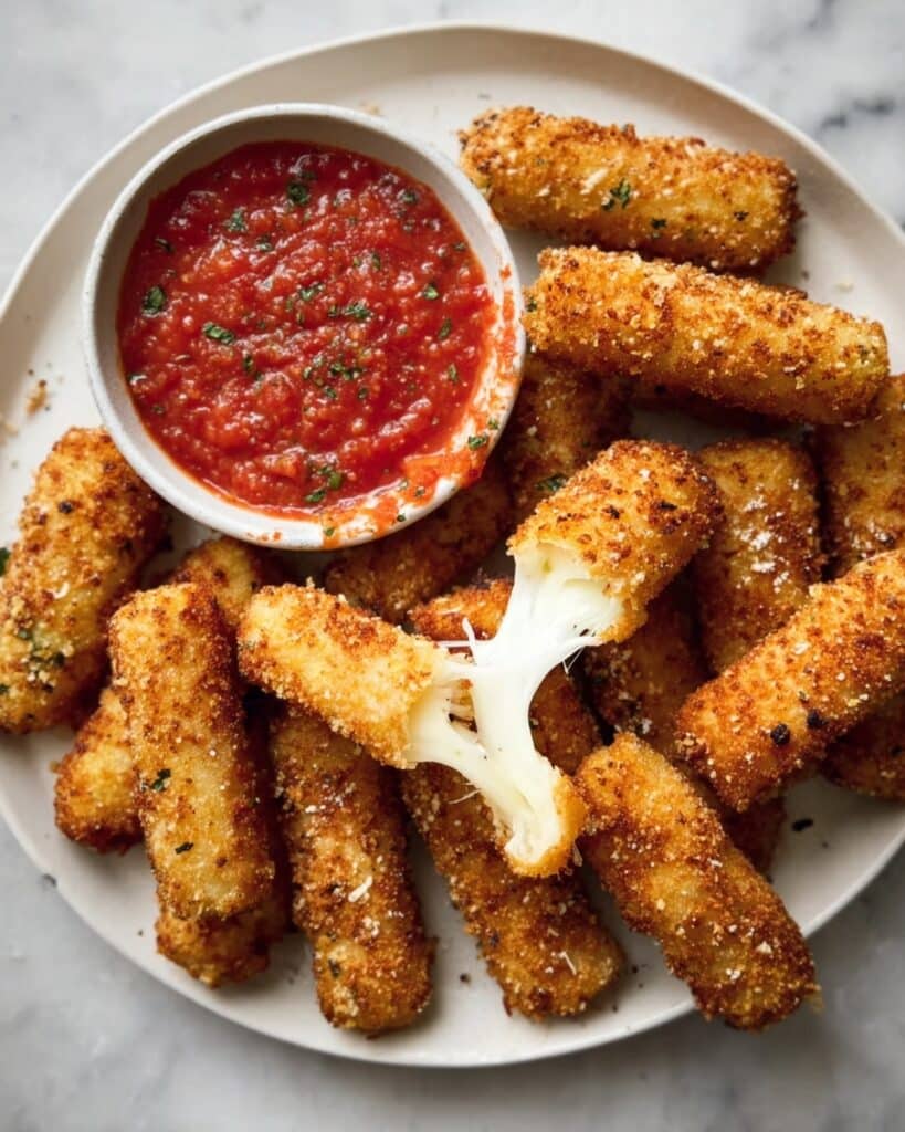Homemade Mozzarella Sticks Recipe