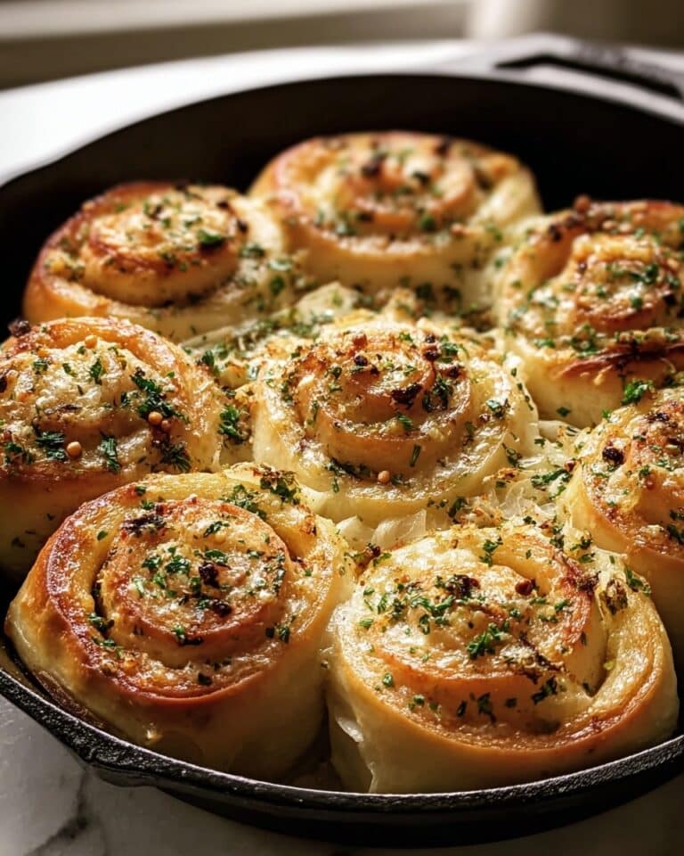 Garlic Swirl Rolls Recipe