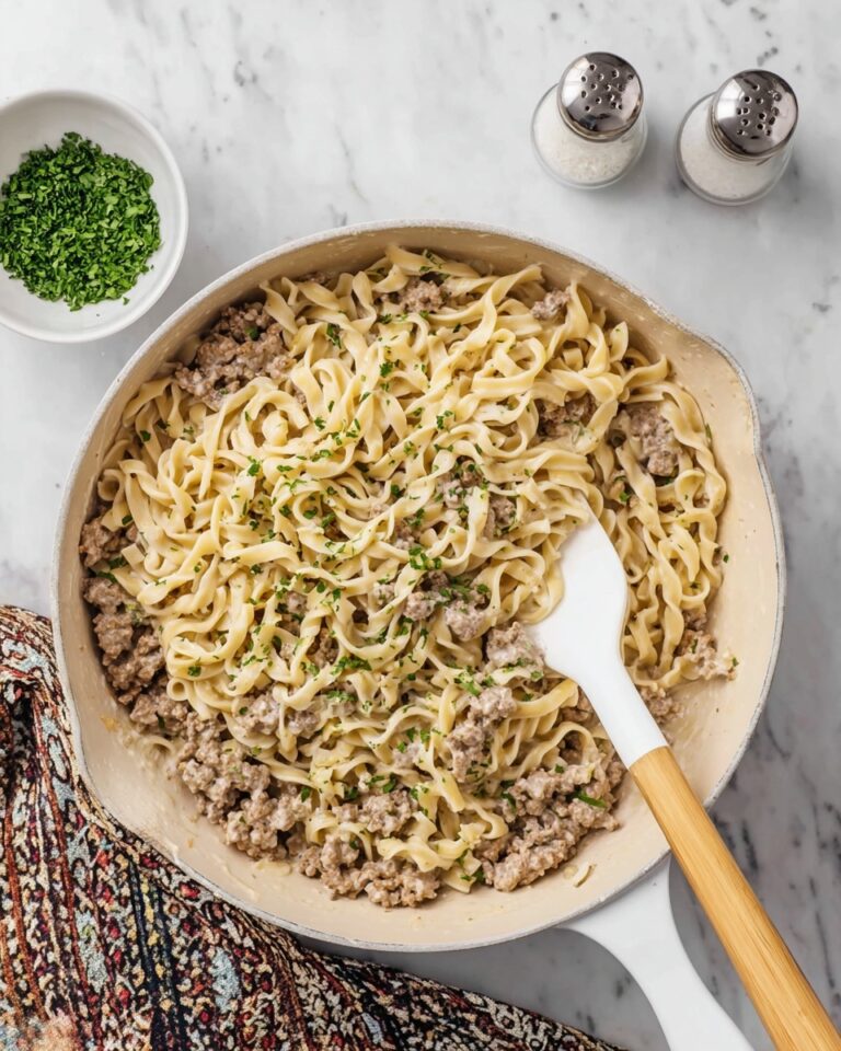 30-Minute Ground Beef Stroganoff Recipe