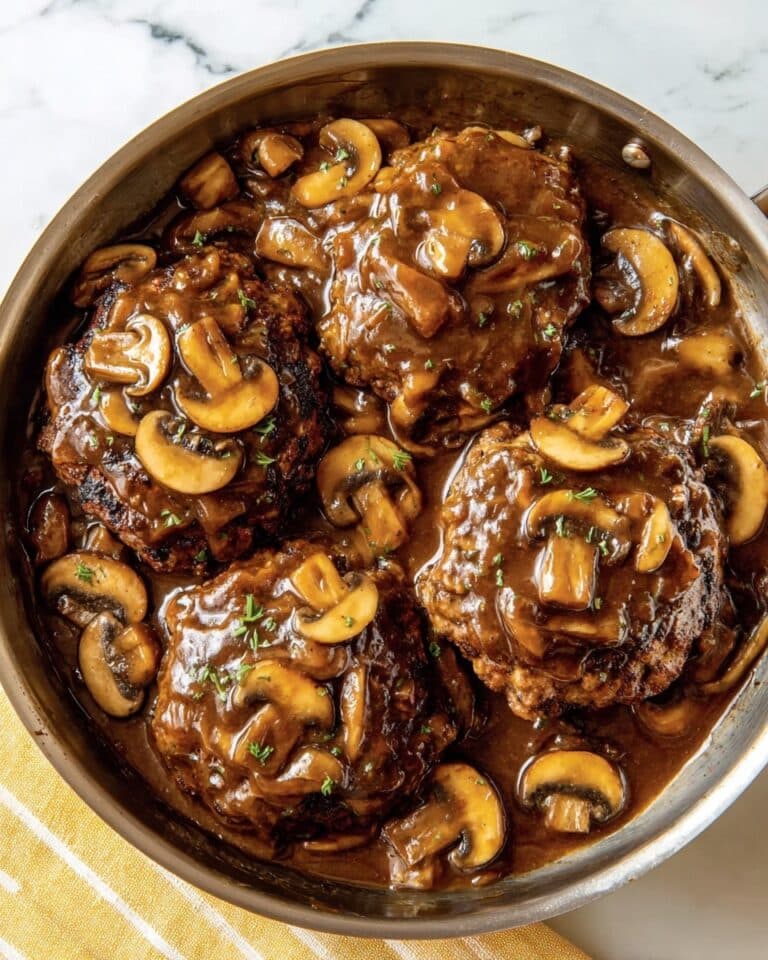 Salisbury Steak with Mushroom Gravy Recipe