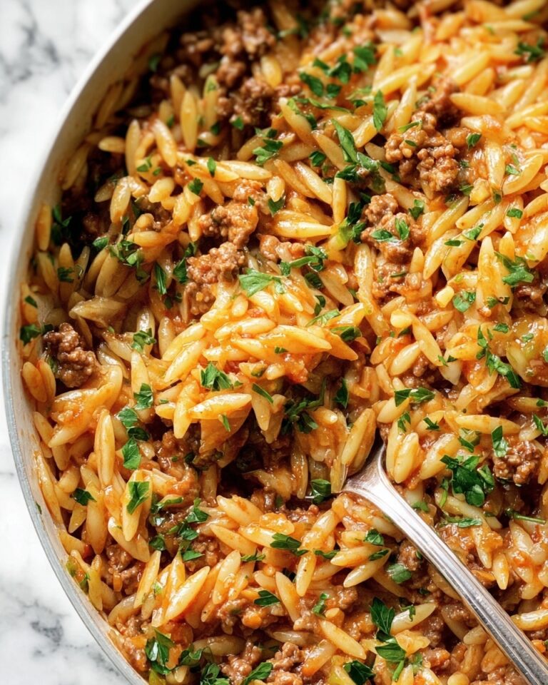 Ground Beef Orzo Recipe