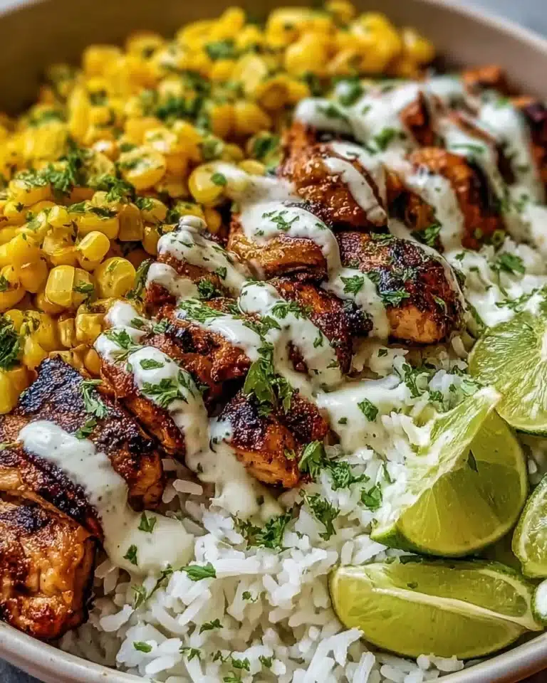 Street Corn Chicken Rice Bowl Recipe