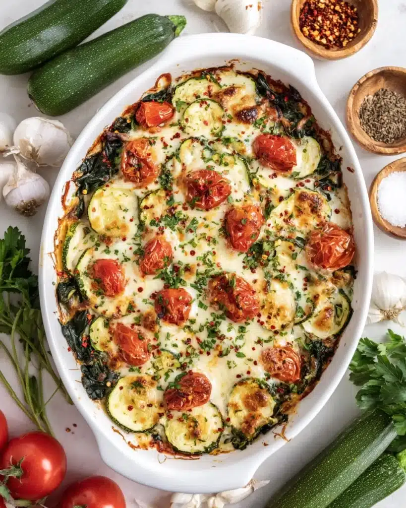 Tuscan Chicken Zucchini Casserole Recipe