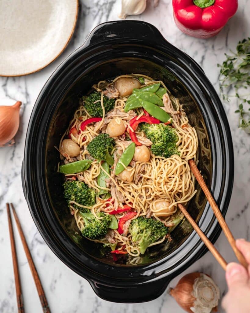 Slow-Cooker Chicken Chow Mein Recipe