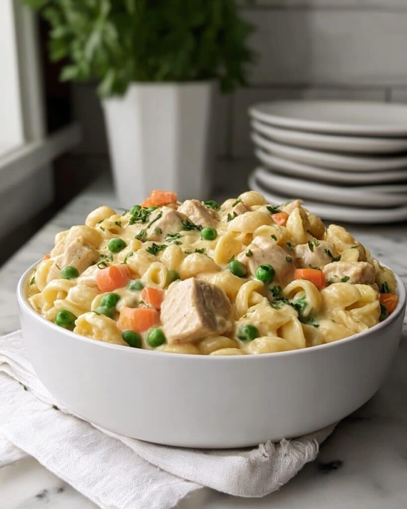 Chicken Pot Pie Pasta Recipe