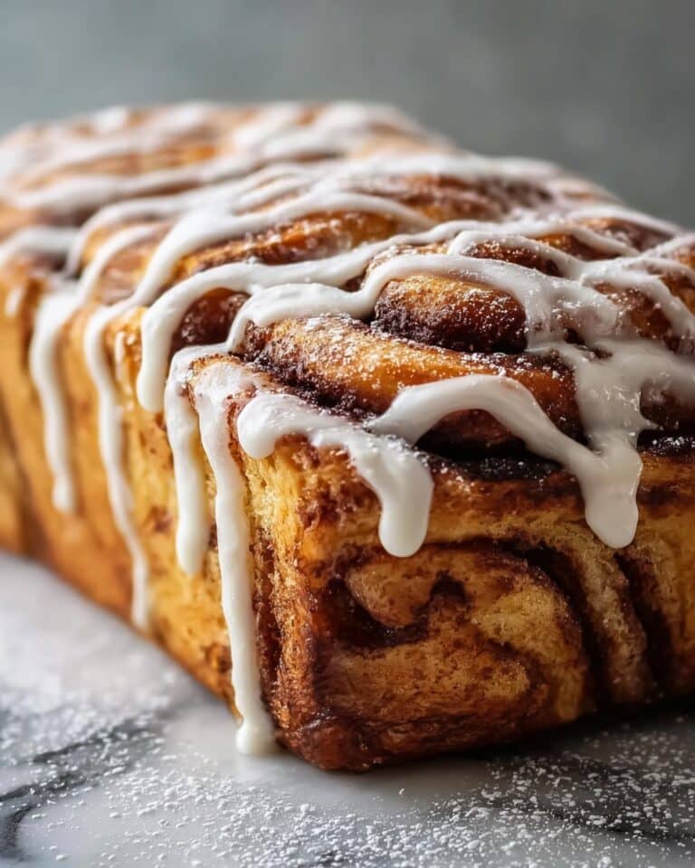 Cinnamon Roll Pumpkin Bread with Cream Cheese Glaze Recipe