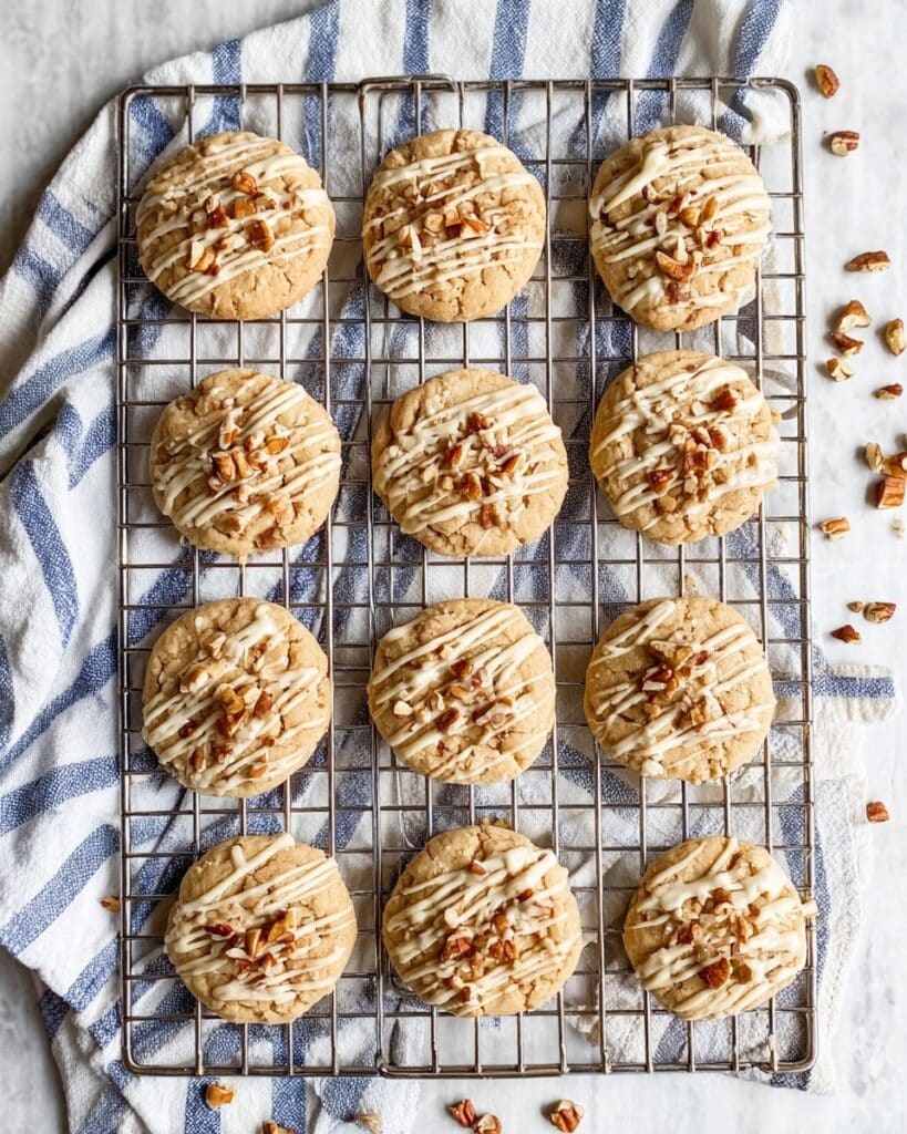 Maple Pecan Cookies with Maple Icing Recipe