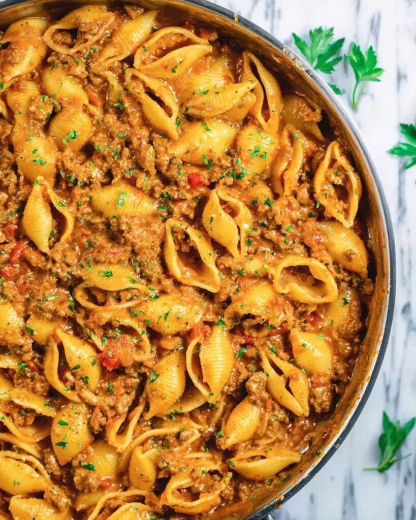 Beef and Shells Recipe