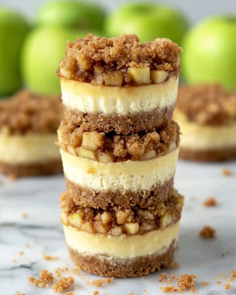 Apple Crisp Mini Cheesecakes Recipe
