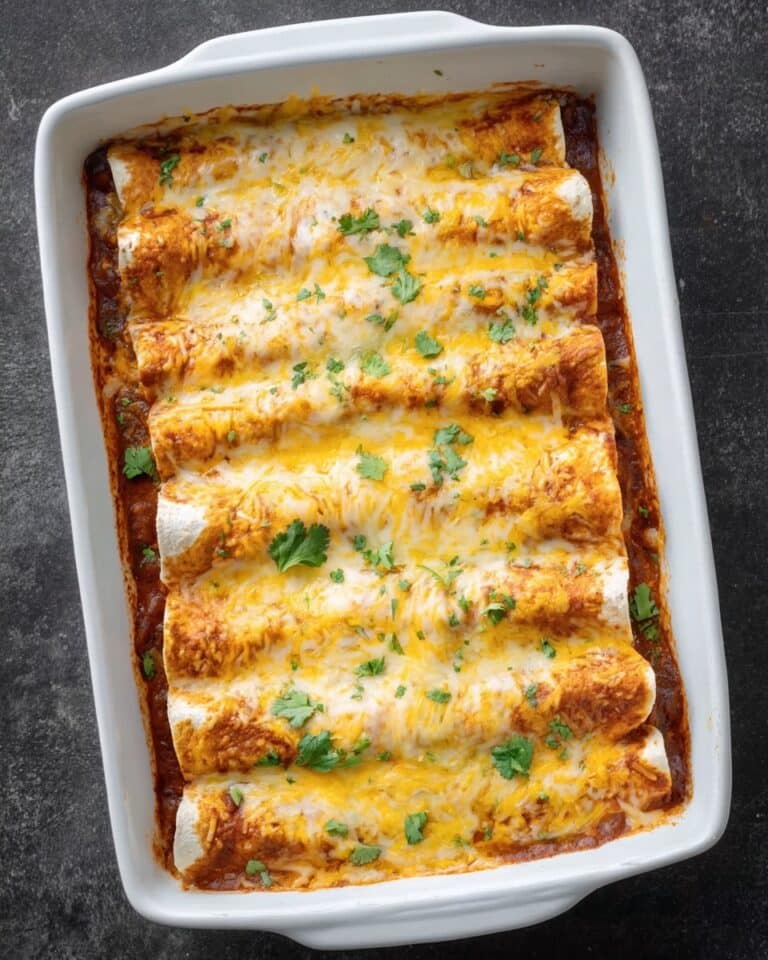The Best Ground Beef Enchiladas Recipe