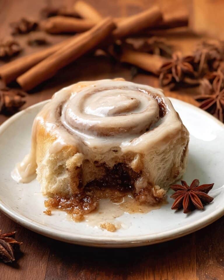Chai Cinnamon Rolls with Chai Caramel Sauce and Cream Cheese Frosting Recipe