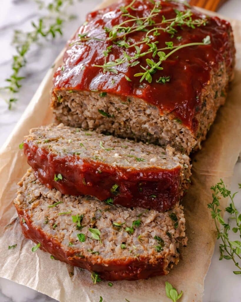 Classic Beef Meatloaf with Tangy Tomato Glaze Recipe