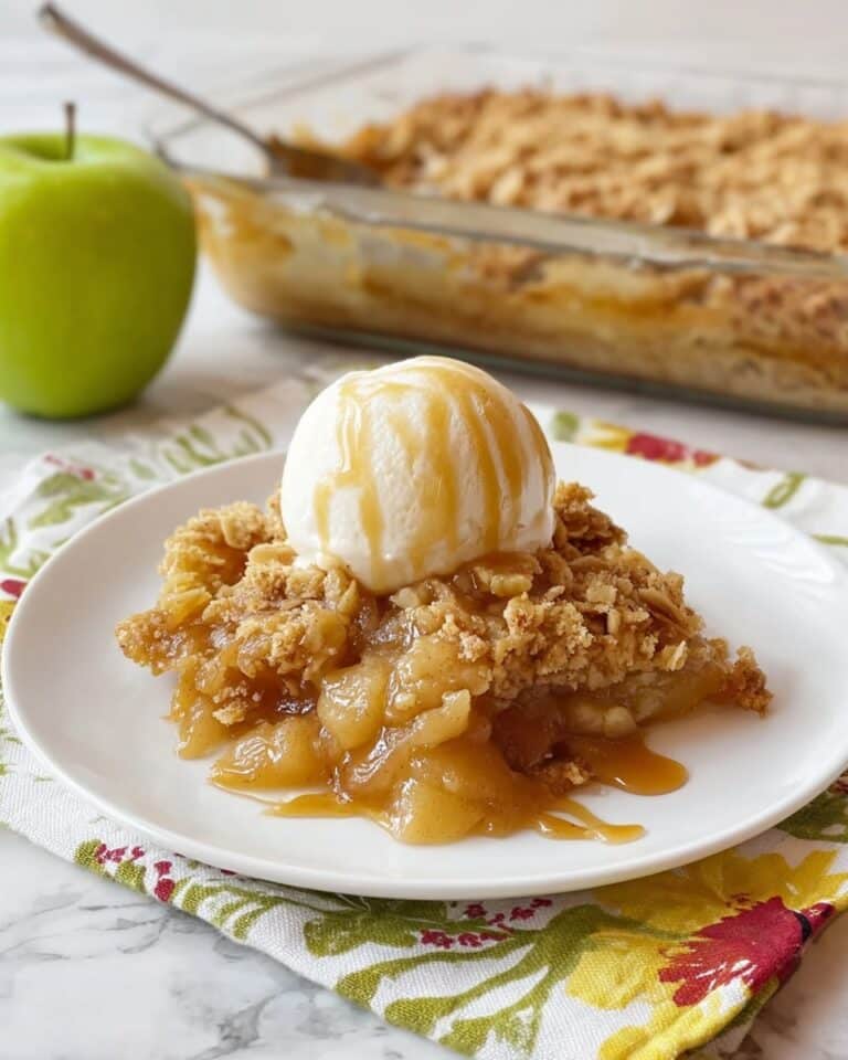 Caramel Apple Dump Cake Crockpot Recipe