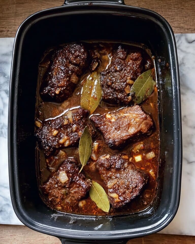 Crockpot Beef Short Ribs with Rich Gravy Recipe