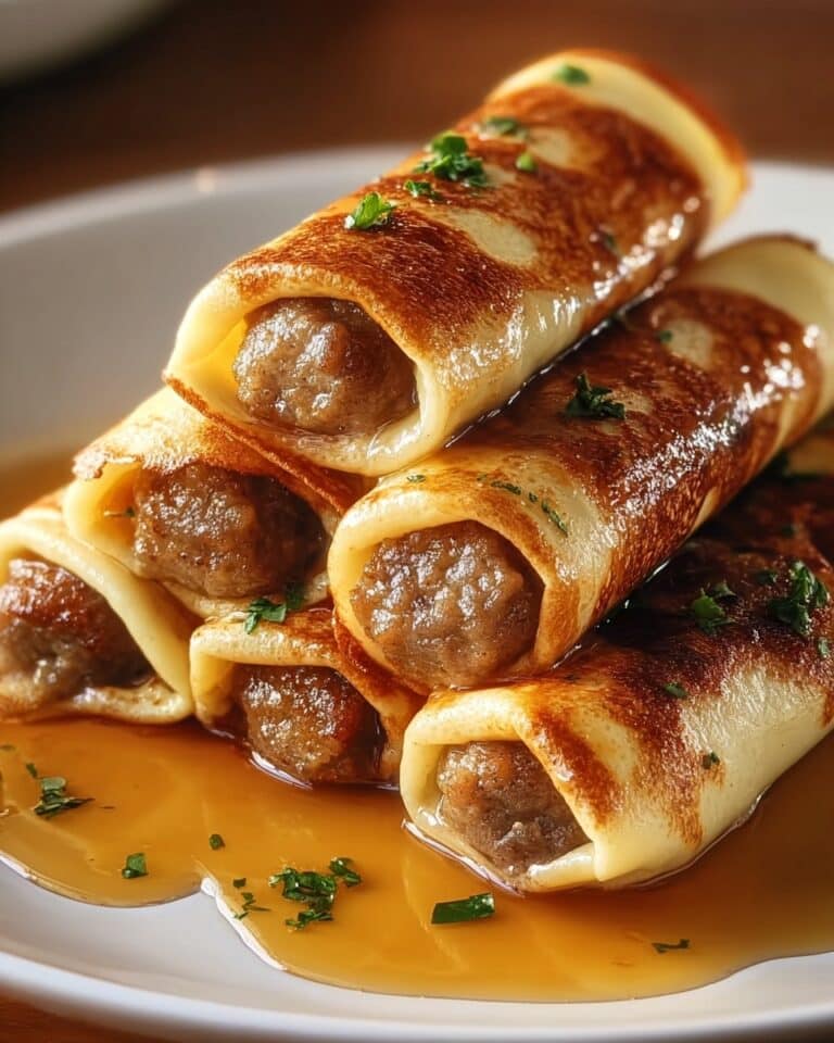 French Toast Roll-Ups with Sausage Recipe