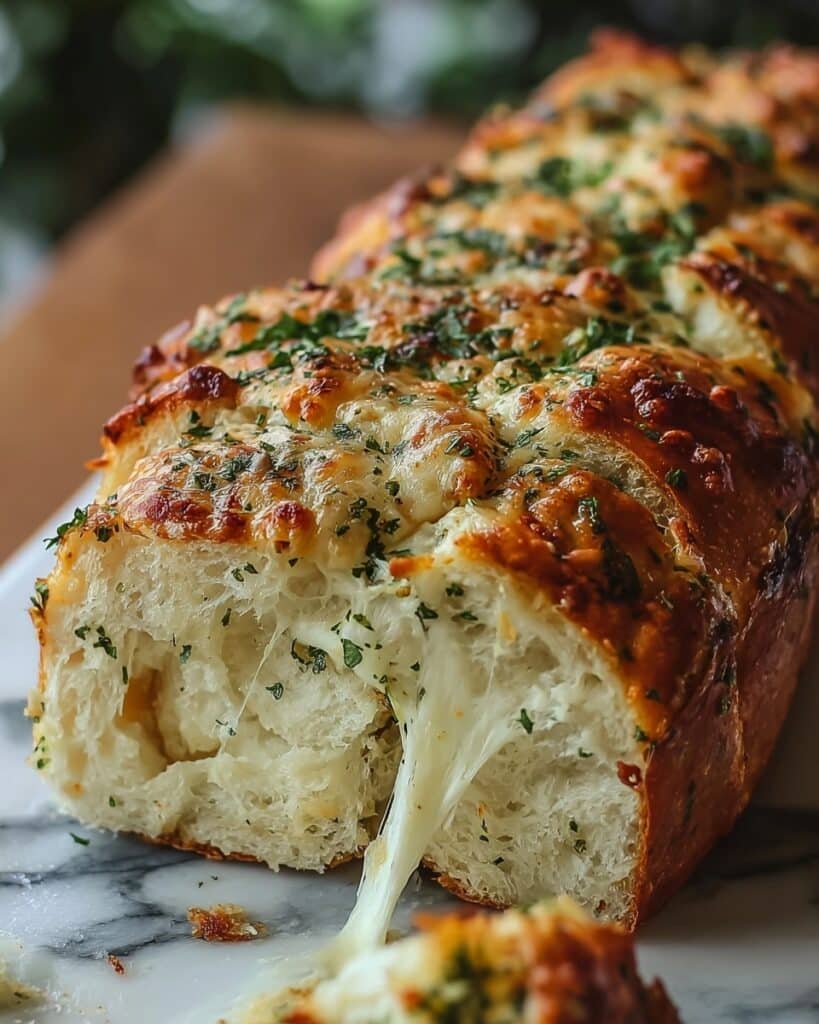 Herb and Cheese Twisted Bread with Everything Bagel Seasoning Recipe